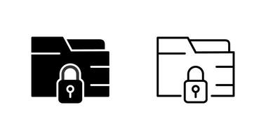 Secure Folder Vector Icon