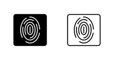 Fingerprint Vector Icon