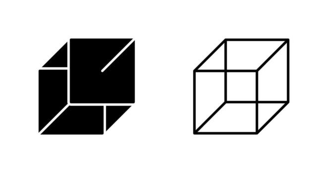 Cube Vector Icon
