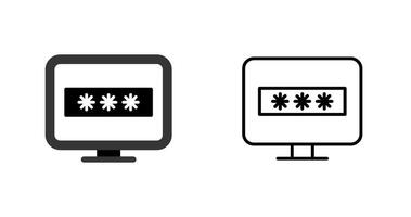 System Password Vector Icon