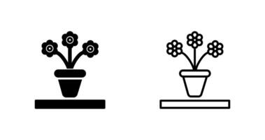 Flower Pot Vector Icon