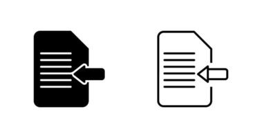 Import Document Vector Icon