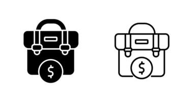 Dollar Briefcase Vector Icon