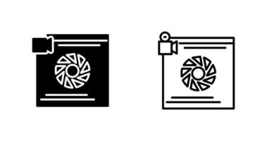 Camera Lens Vector Icon