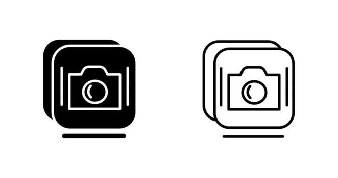 icono de vector de camara