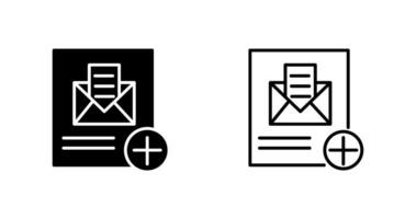 Add Mail Vector Icon