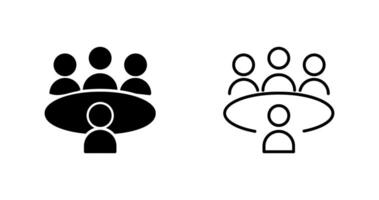 Conference Table Vector Icon