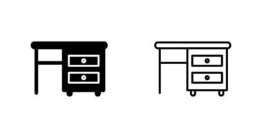 Table with Drawers I Vector Icon