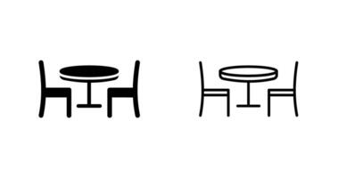 Dining Table Vector Icon