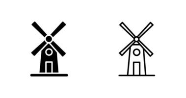 Windmill Vector Icon