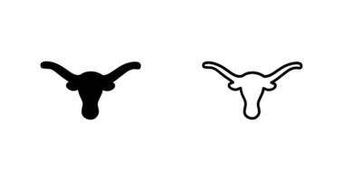 Bull Horns Vector Icon