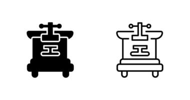 Machine Press Vector Icon