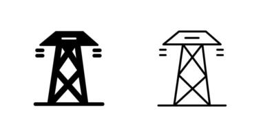 icono de vector de línea de alimentación