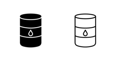 icono de vector de barril de petróleo