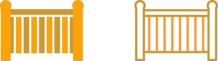 Baby Cot Vector Icon