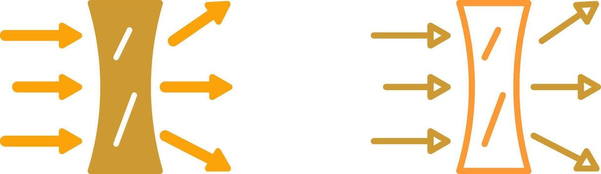 icono de vector de reflexión