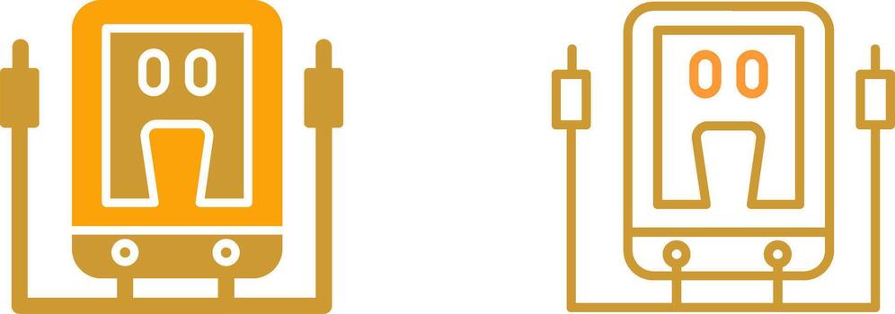 Voltmeter Vector Icon