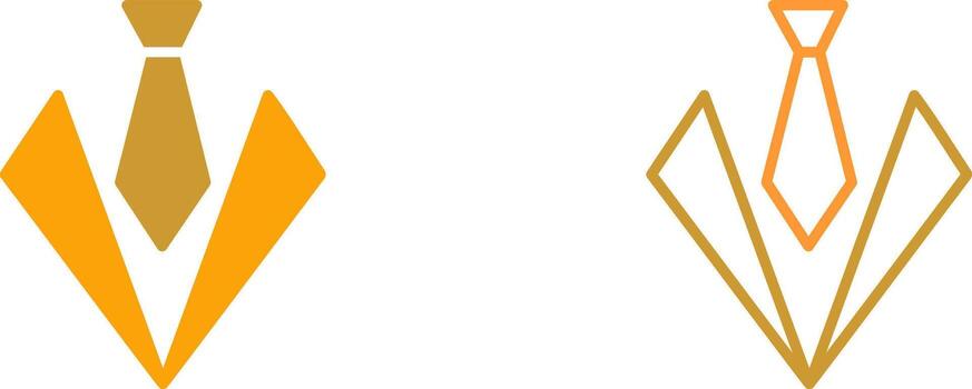 icono de vector de corbata