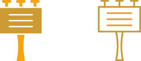 Signboard Vector Icon