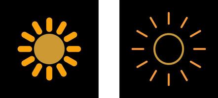Sun Vector Icon