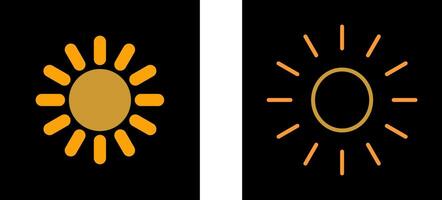 Sun Vector Icon