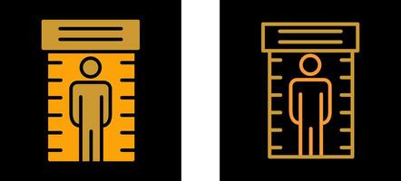 icono de vector de detector de metales