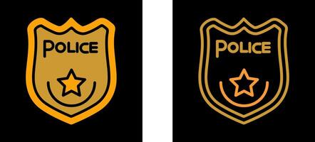 Police Badge Vector Icon