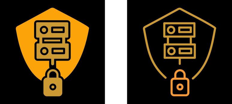 Secure Server Vector Icon