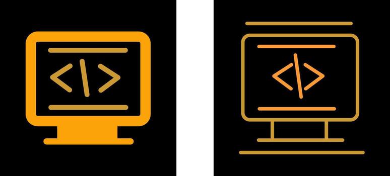 Coding Vector Icon