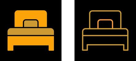 Single Bed Vector Icon