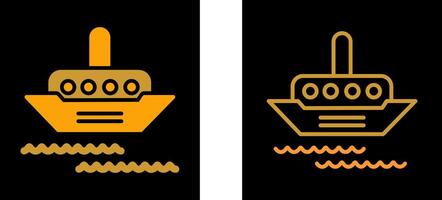 Steamship Vector Icon