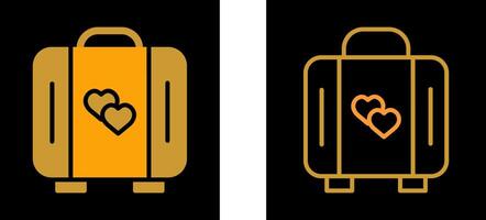 Lover Suitcase Vector Icon