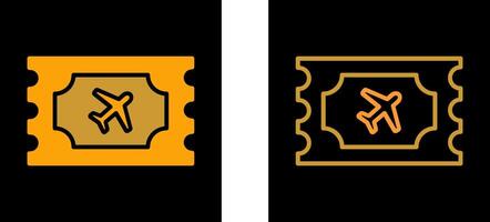 Plane Tickets Vector Icon