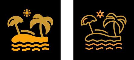 Beach Vector Icon