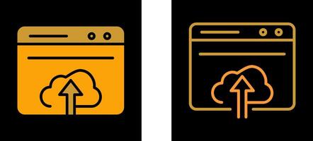 Upload Web Vector Icon