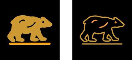 Polar Bear Vector Icon