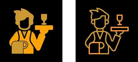 Waiter Vector Icon