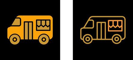 Fast Food Truck Vector Icon