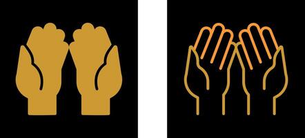 Praying Hands Vector Icon