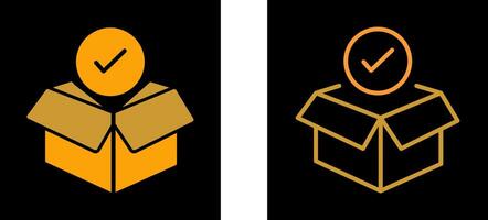 Package Receiving Vector Icon