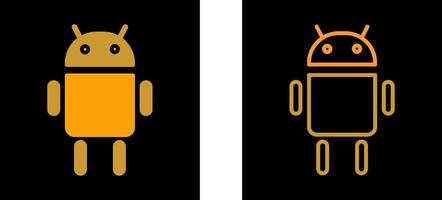 icono de vector de Android