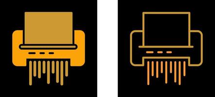 Paper Shredder Vector Icon