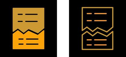 Corrupted List Vector Icon