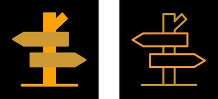 Road Sign Vector Icon