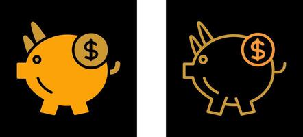 Piggy Saving Vector Icon