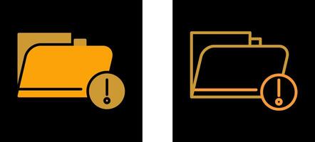 Vulnerable Folder Vector Icon