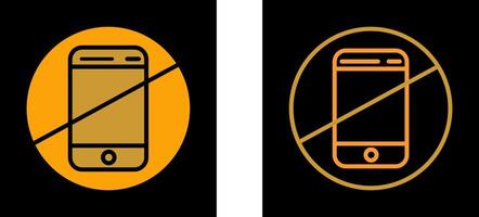 No Cell Phones Vector Icon