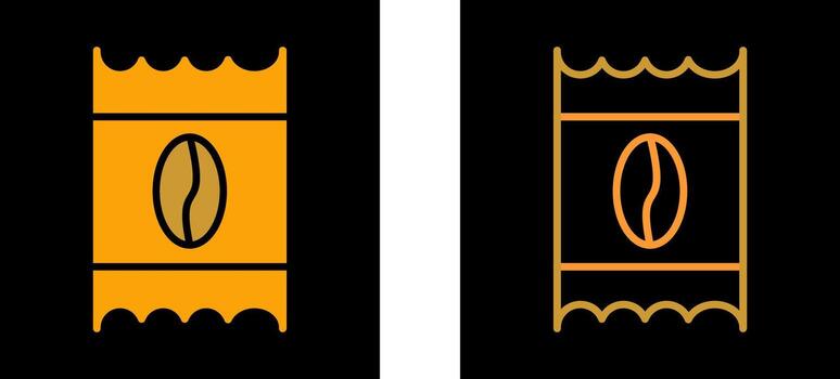 Coffee Packets Vector Icon