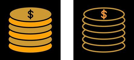 Stack of Coins Vector Icon