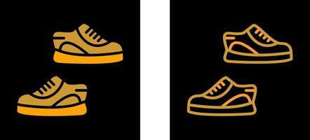 icono de vector de zapatillas